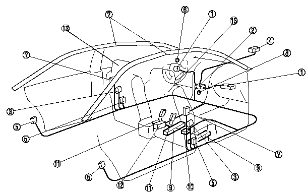 1. Driver/Front passenger inflators and air bags.