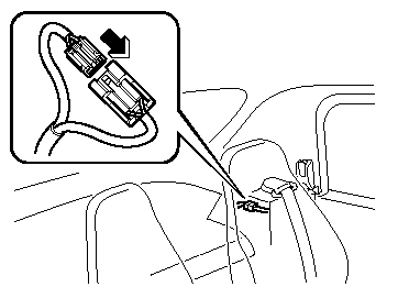 7. Connect the rear window defroster