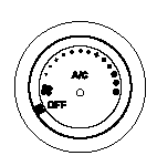 Press the A/C switch to turn the air