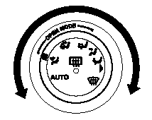 Turn the mode selector dial to select