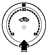Outside or recirculated air positions can