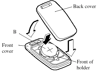 3. Install a new battery (CR2025 or