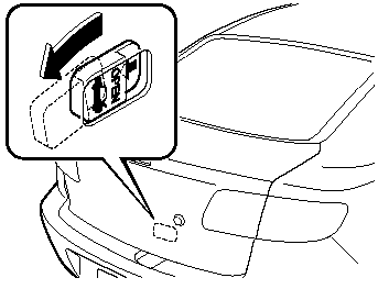 The inside trunk release lever is located