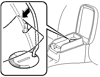 7. Pass the connection plug cord through