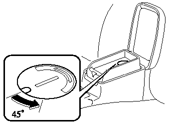 4. Open the tray by pulling the lower