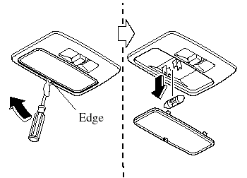 2. Disconnect the bulb by pulling it out.