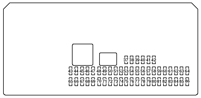 Fuse block (Passenger's side)