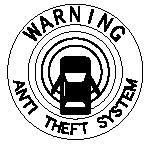 A label indicating that your vehicle is