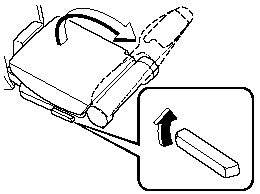 2. Return the seat-bottom to its original