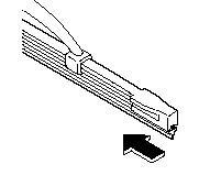 4. Carefully insert the new blade rubber.