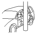 - Side impacts involving trees or poles