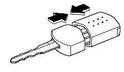 7. Align the key with the transmitter as