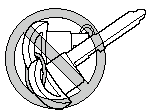 Metal parts of other keys or metal