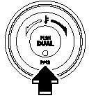 2. Use the temperature control dial to