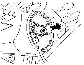 5. Detach the electrical connector from