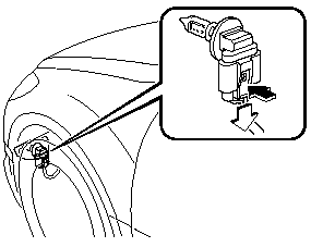2. Disconnect the electrical connector