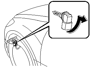 3. Turn the socket and bulb assembly to