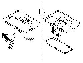 Overhead light (Rear)