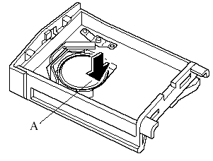 4. Remove the battery.