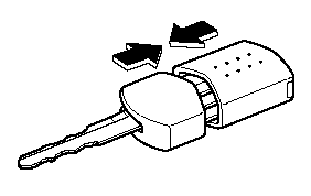 7. Align the key with the transmitter as