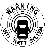 A label indicating that your vehicle is