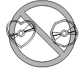 - Do not use non-conventional discs