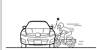 Side impacts with two-wheeled vehicles