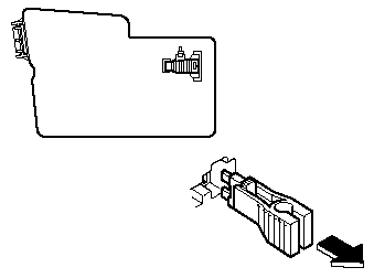 3. Pull the fuse straight out with the fuse