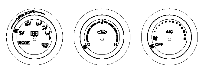 Manual type and automatic type climate control systems are explained