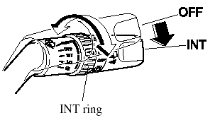 Variable-speed intermittent wipers *