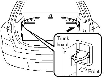 2. Insert the trunk board loops into the