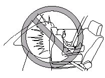 Seating a child in a child-restraint system on the front passenger seat is