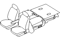 To return third-row seat to its original