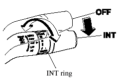 Variable-speed intermittent wipers