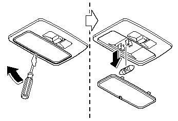 2. Disconnect the bulb by pulling it out.